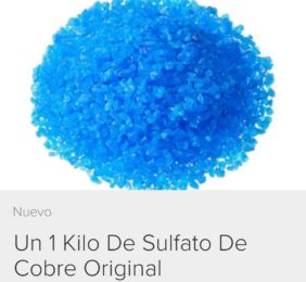 Un kilo de sulfato de cobre