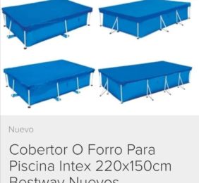 Cobertor forro para piscina 220x150cm