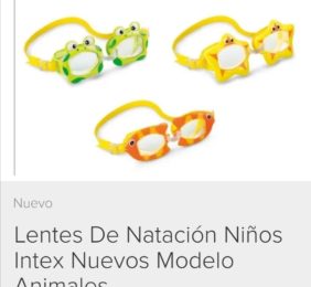 Lentes de natación para niños modelos de animales