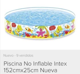 Piscina no inflable 152x25cm